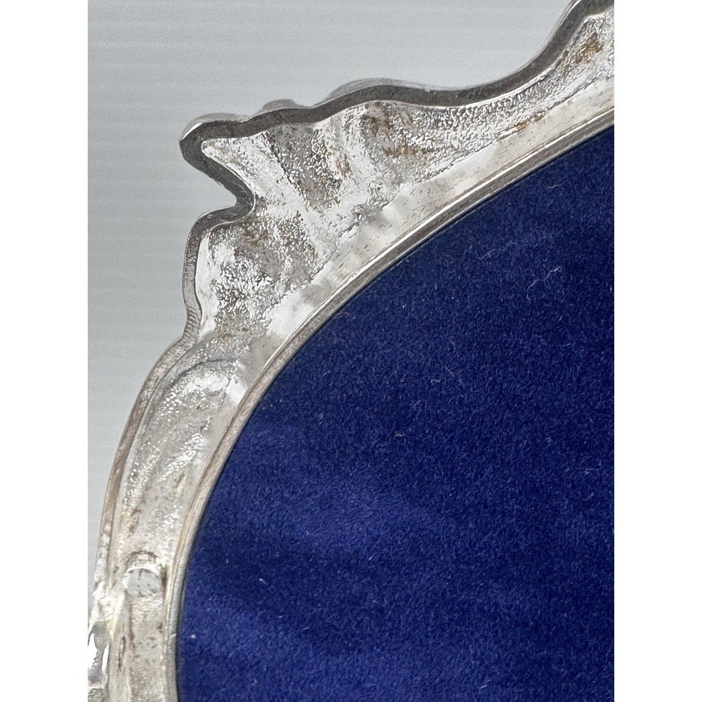 Vintage French Baroque Swivel Swing Cherubs Mirror Silver Plated Art Nouveau - Picture 7 of 16